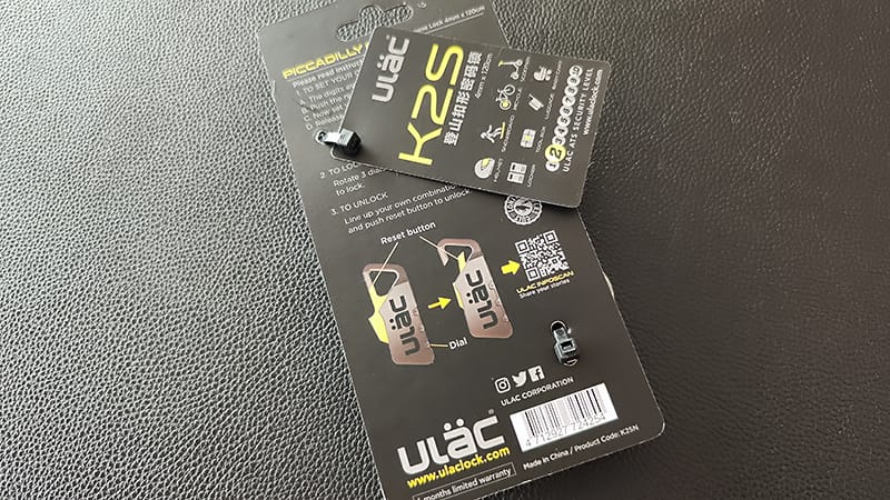 ULACのワイヤーロックのPK