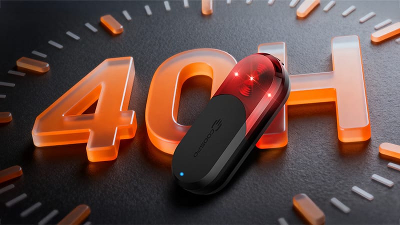 COOSPO TR70レーダーテールライトの最大持続時間は40時間