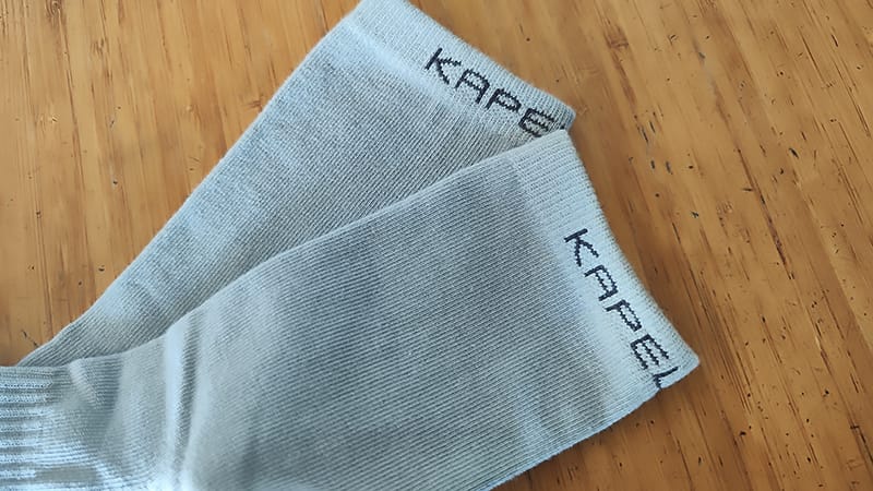 カペルミュール冬用ソックスのリブ